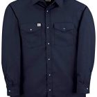 chemise de travail (boutons pression) manche longue
