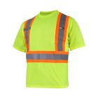 t shirt manches courtes 10/4 job quick dry bande réfléch.